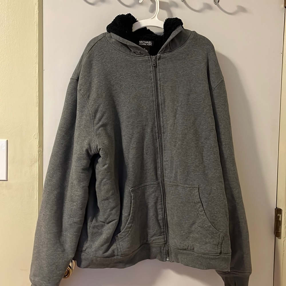 Michael Kors mens (or womens!) Sherpa lined hoodie